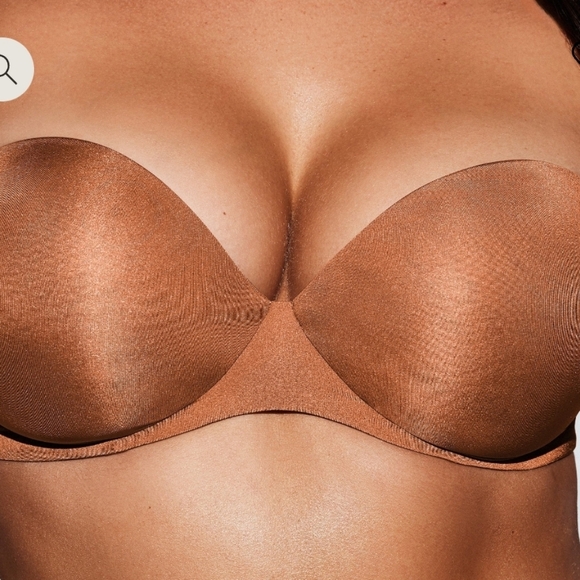Skims Ultimate Collection Strapless PushUp Bra Bronze 44C NWT - Picture 6 of 7